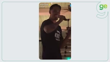 Novos reforços do Manchester City se apresentam para a equipe antes da Copa do Mundo de Clubes. Reprodução: Globo