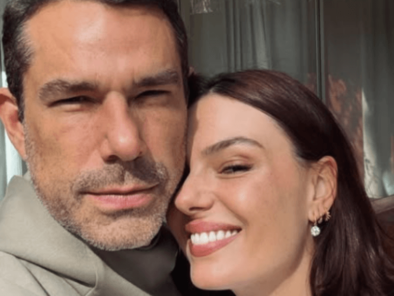 Isis Valverde e Marcus Buaiz se divertem após confusão com taxista durante lua de mel na Itália. Reprodução: Terra