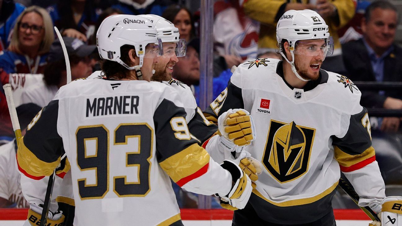 Golden Knights vencem Avalanche e abrem série com vitória na final da Conferência Oeste