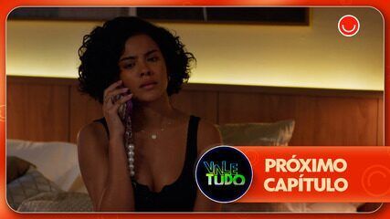 César rouba R$ 40 mil de Fátima em Vale Tudo, gerando insegurança. Reprodução: Globo