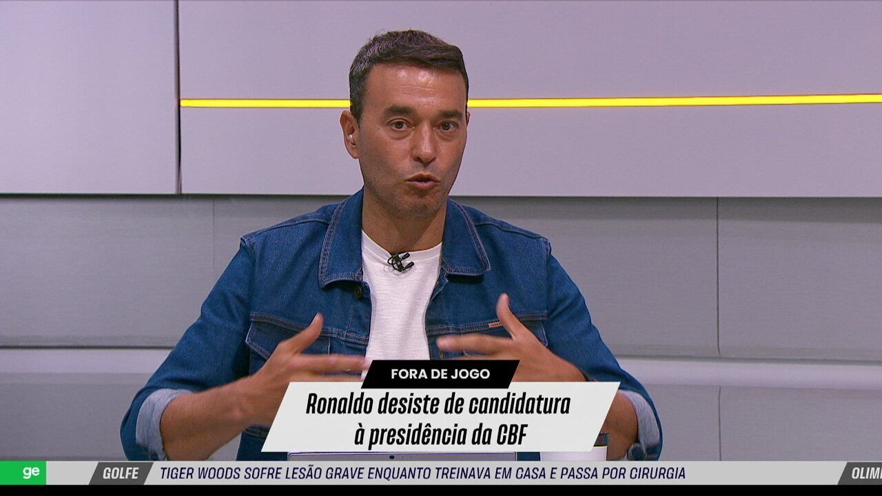 Ronaldo retira candidatura à CBF e André Rizek comenta