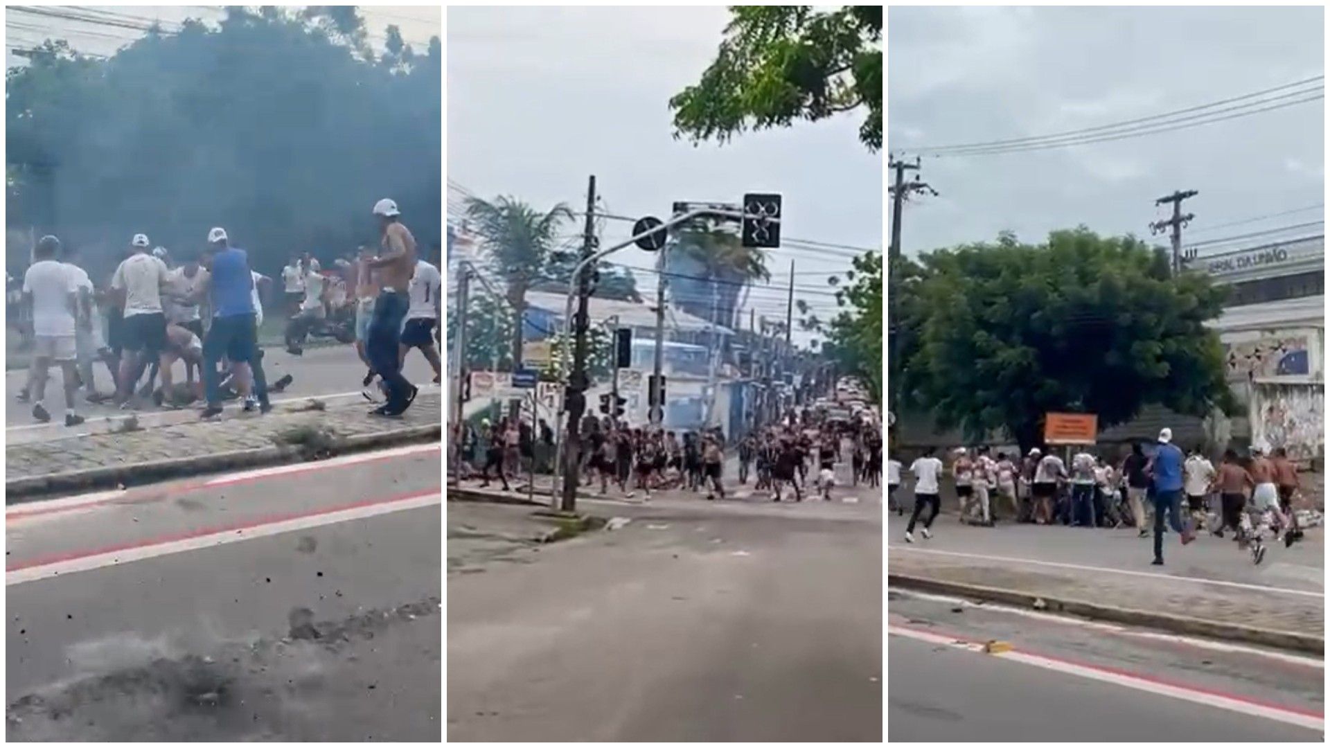 Justiça recebe denúncia contra 101 torcedores presos por briga entre torcidas Ceará e Fortaleza. Reprodução: G1
