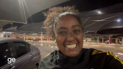 Everson, goleiro do Atlético-MG, lamenta perda de terço durante jogo na Argentina.; Reprodução: Jorge Rodrigues/AGIF