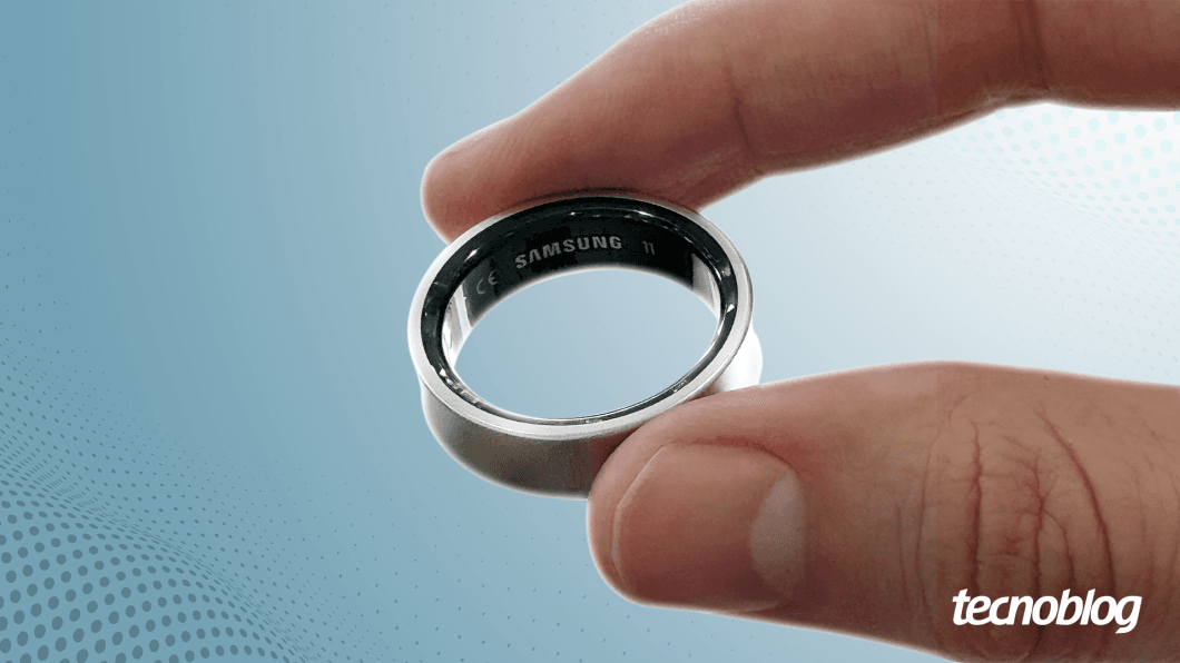 Anel inteligente Galaxy Ring destaca-se pelo monitoramento de saúde e conveniência no dia a dia. Reprodução: Vitor Pádua/Tecnoblog