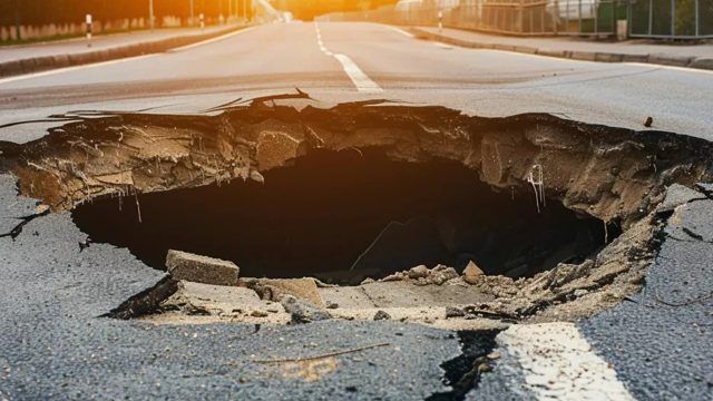 Cientistas criam asfalto que se repara sozinho