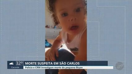 Bryan Santos Cerqueira Pinto, um menino de 1 ano, faleceu após complicações médicas em São Carlos. Reprodução: Globo