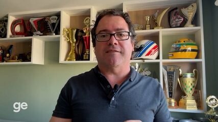 Lando Norris lidera o TL3 do GP da Itália, à frente de Leclerc e Piastri. Legenda da imagem. Reprodução: Globo