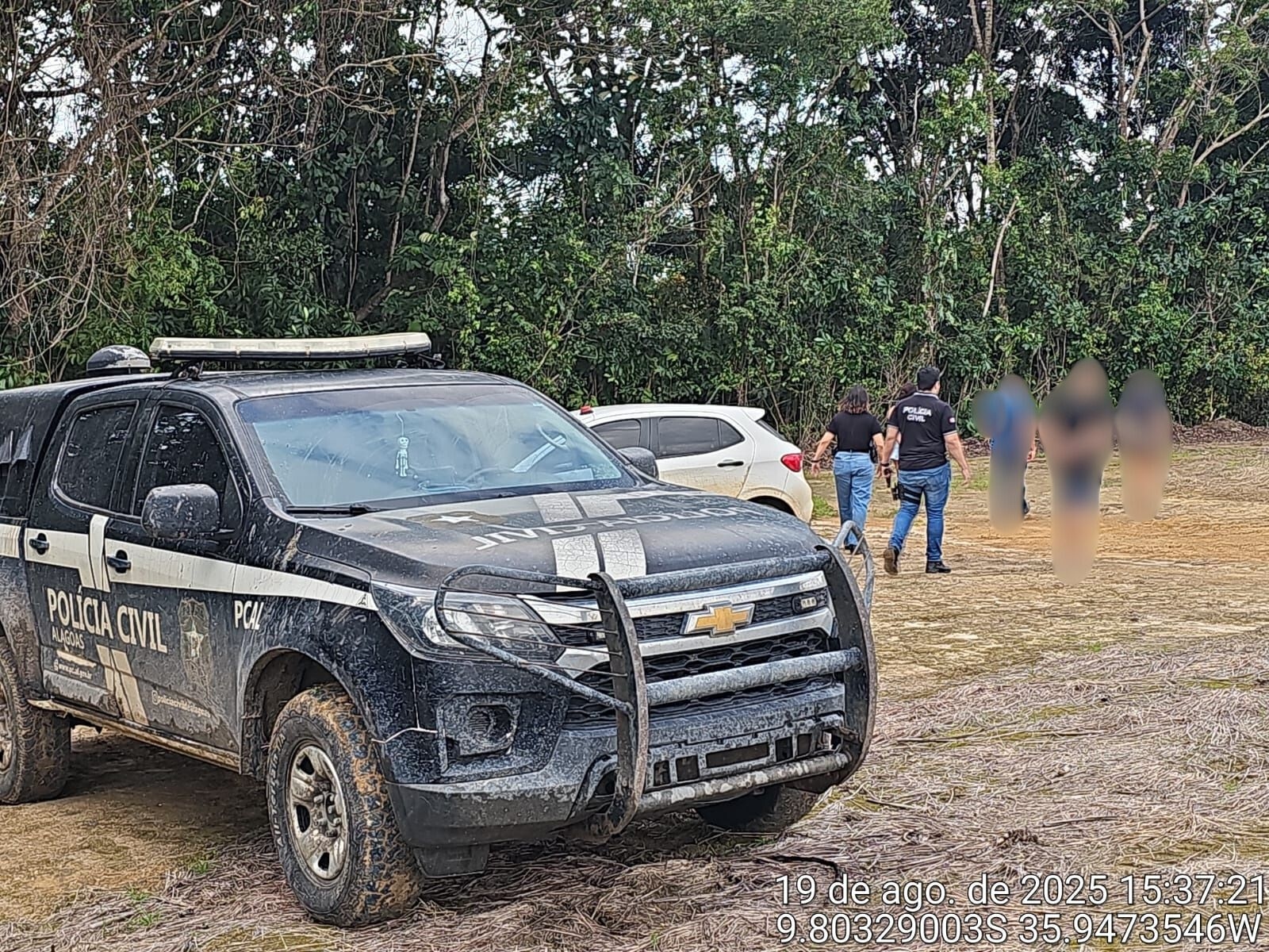 Três suspeitos do tribunal do crime são presos pela Polícia Civil em Alagoas. Reprodução: Alagoas 24 Horas