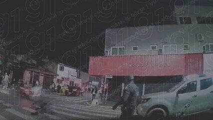 Jovem de 18 anos é preso após atropelar PM em Ubatuba durante blitz. Reprodução: Globo