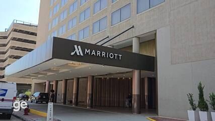 Fluminense realiza primeiro treino nos Estados Unidos, em preparação para a Copa do Mundo de Clubes. Reprodução: Globo