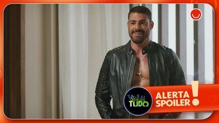 César considera trocar Fátima por Odete Roitman em Vale Tudo. Reprodução: Globo