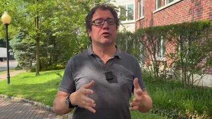 Jornalista Rodrigo França analisa o GP do Canadá de F1 2025. Reprodução: Globo