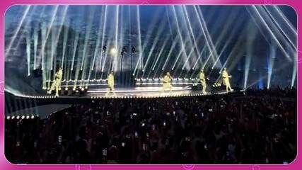 Backstreet Boys abrem nova residência em Las Vegas com show marcante na Sphere. Reprodução: Globo