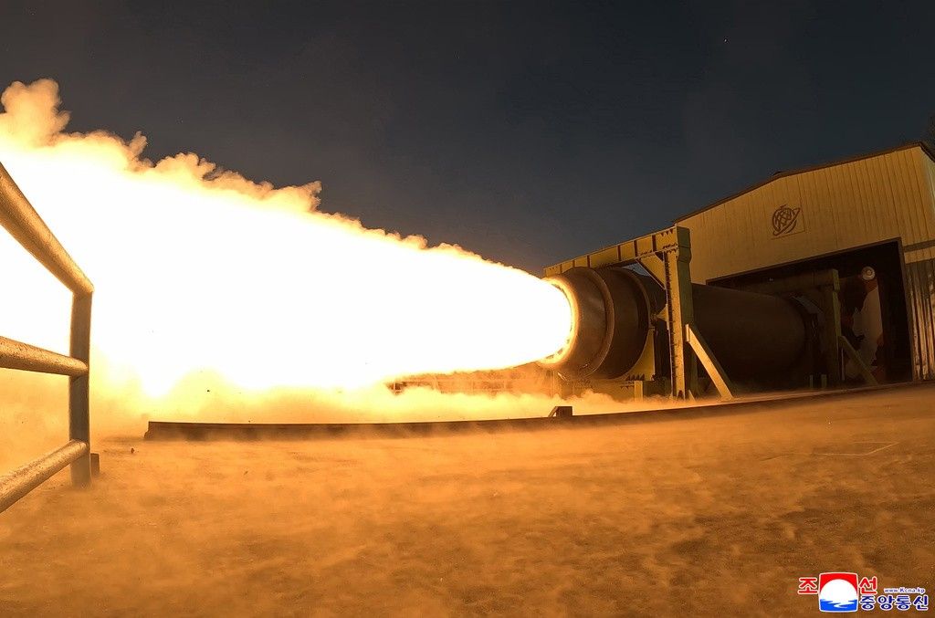 [Coreia do Norte evita Irã e acelera arsenal de mísseis, diz agência sul-coreana.]. Reprodução: G1