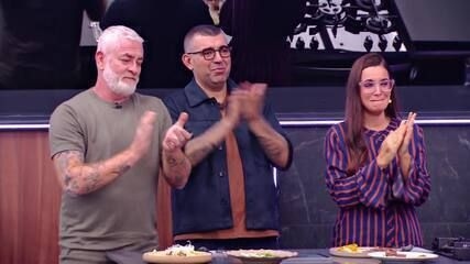 Bruna Lopes e Bruno Sutil são eliminados no décimo episódio do Chef de Alto Nível; Reprodução: Globo