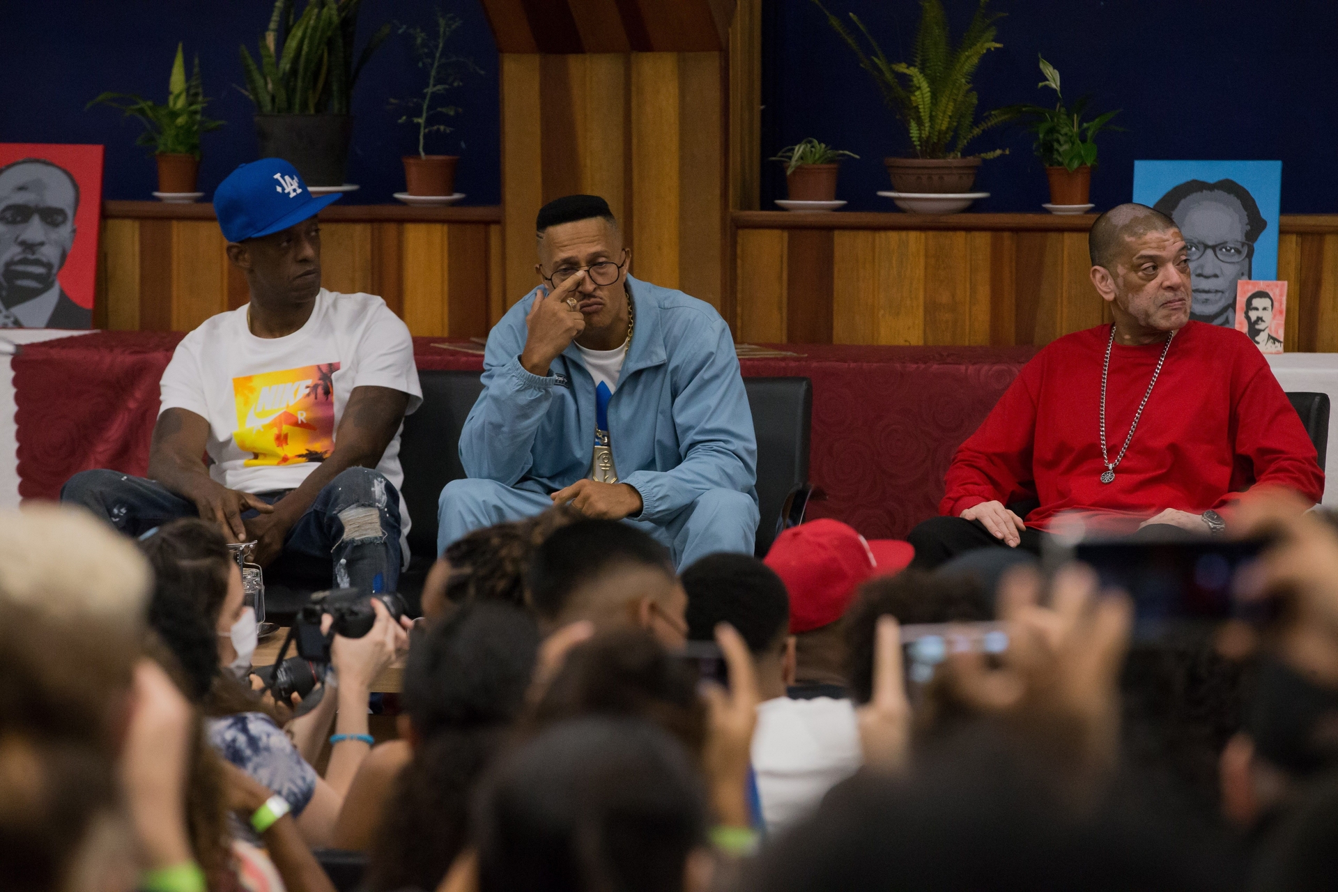 Mano Brown em aula na Unicamp sobre identidade parda e invisibilidade racial. Legenda da imagem. Reprodução: O Globo