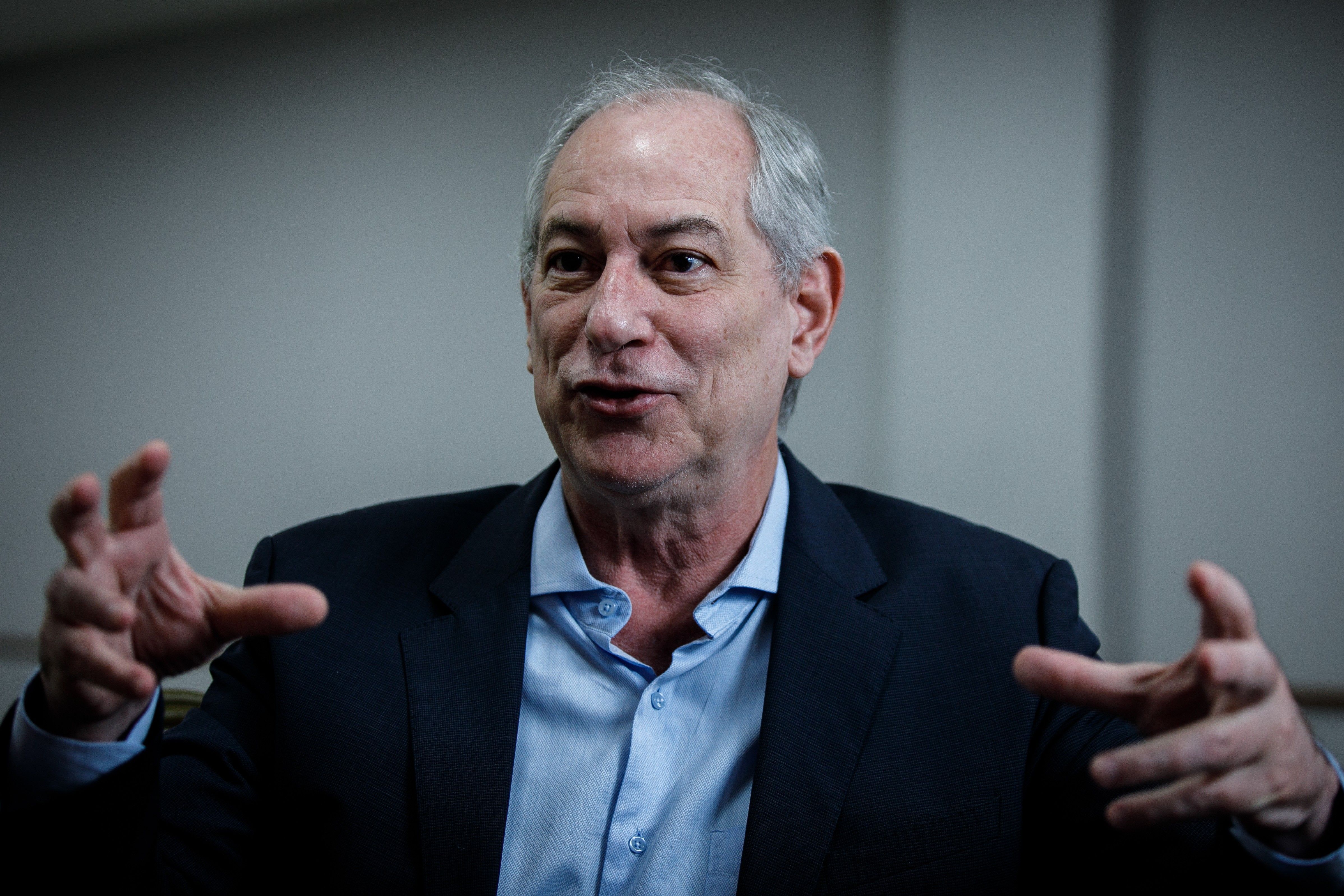 [Ciro Gomes em entrevista exclusiva sobre o cenário político brasileiro.]. Reprodução: Oglobo