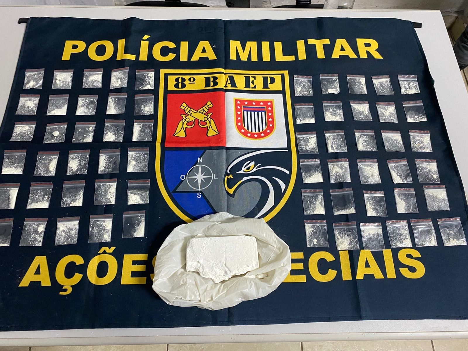 Homem de 22 anos é preso por tráfico de drogas em Presidente Prudente. Reprodução: Globo