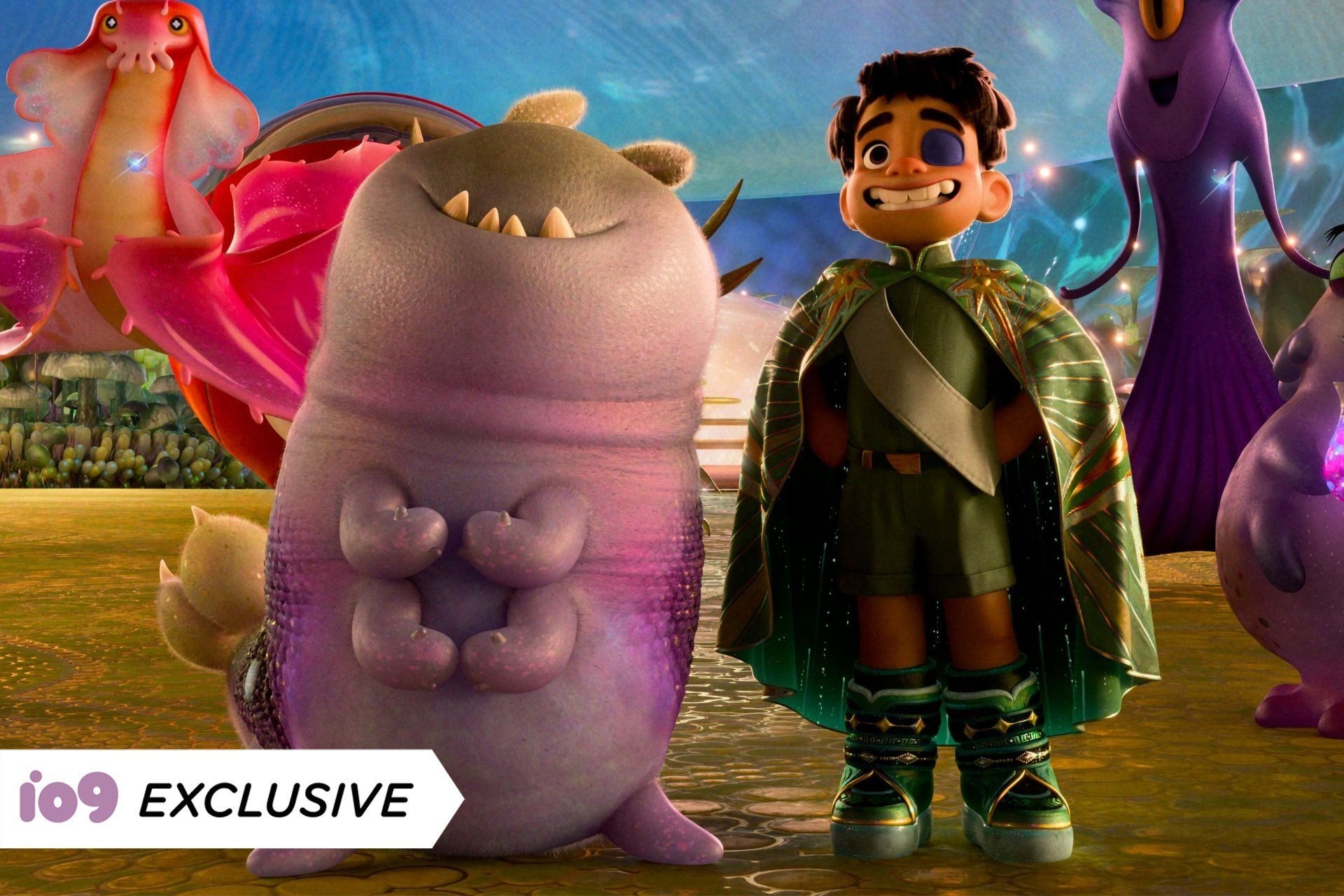 Zoe Saldaña brilha no novo filme da Pixar, chegando ao digital em 19 de agosto. Legenda da imagem. Reprodução: Gizmodo
