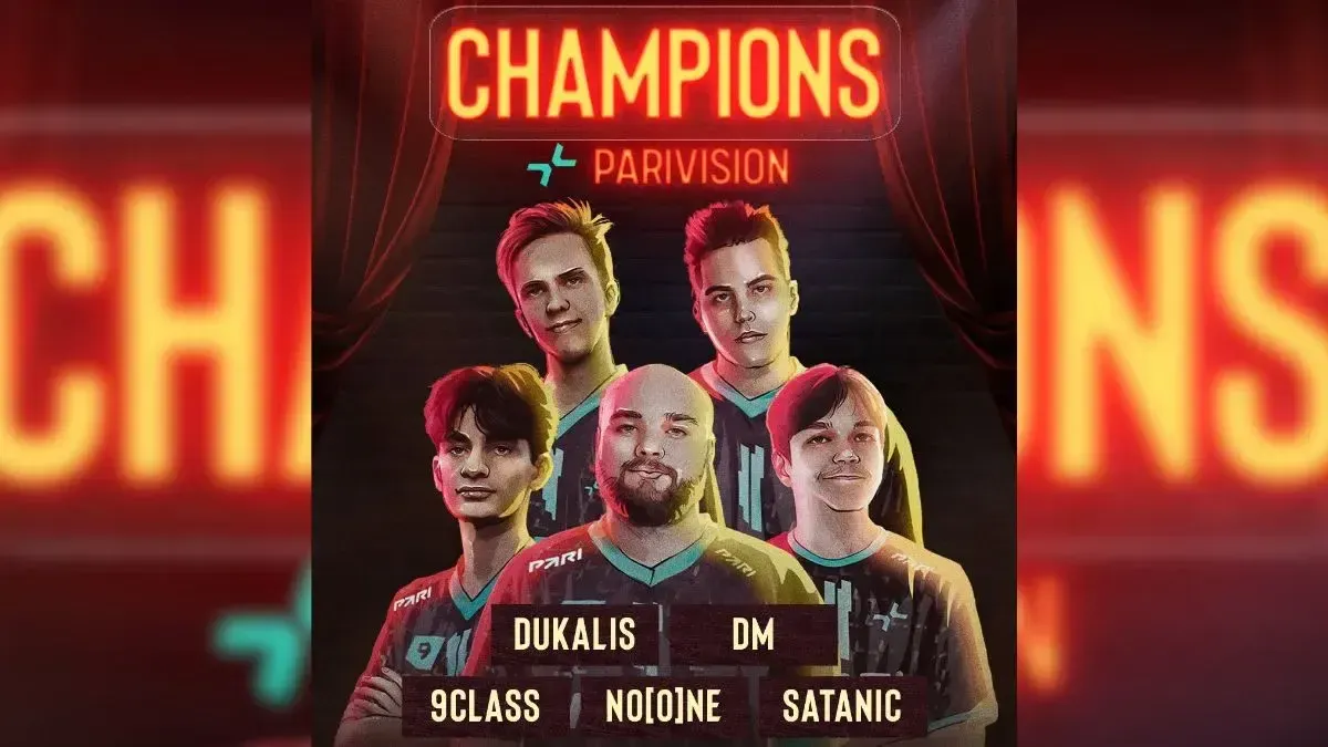 PARIVISION conquista o título da DreamLeague Season 26 com impressionante desempenho. Reprodução: GosuGamers