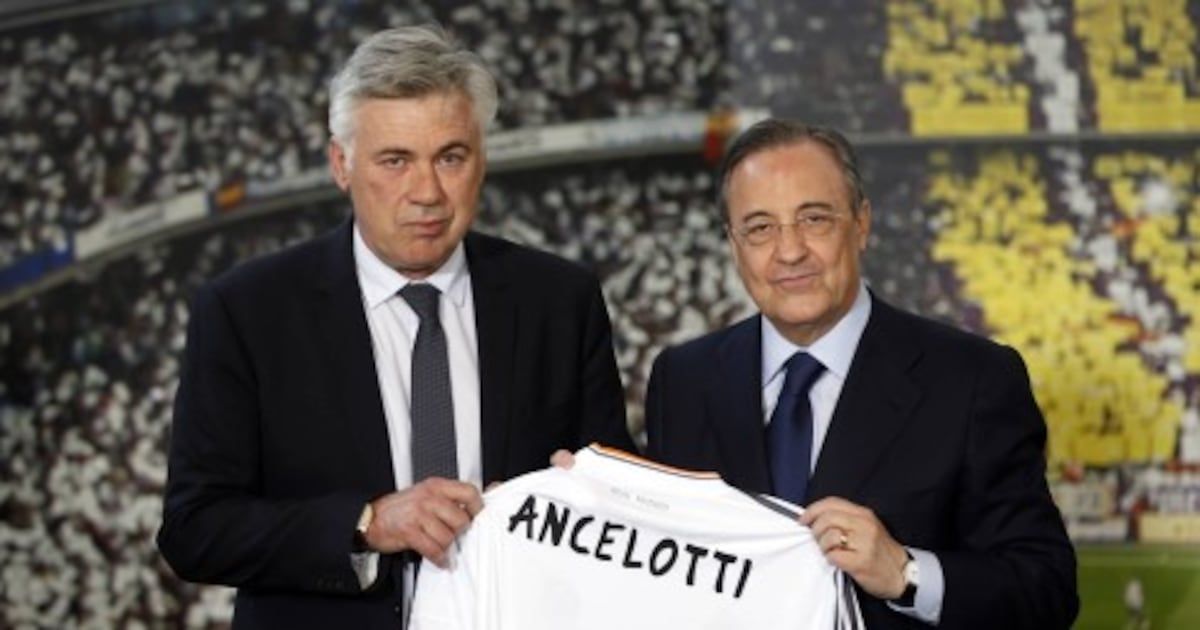 Diego Fernandes se reúne com estafe de Ancelotti na Espanha, discutindo futuro do treinador. Reprodução: R7