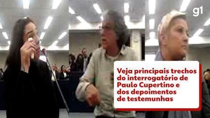 Paulo Cupertino, preso por triplo homicídio, recorre da condenação de 98 anos em Guarulhos. Reprodução: Globo