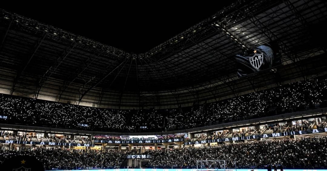 Atlético Mineiro enfrenta o Atlético Bucaramanga na Arena MRV pela Copa Sul-Americana. Reprodução: Veja