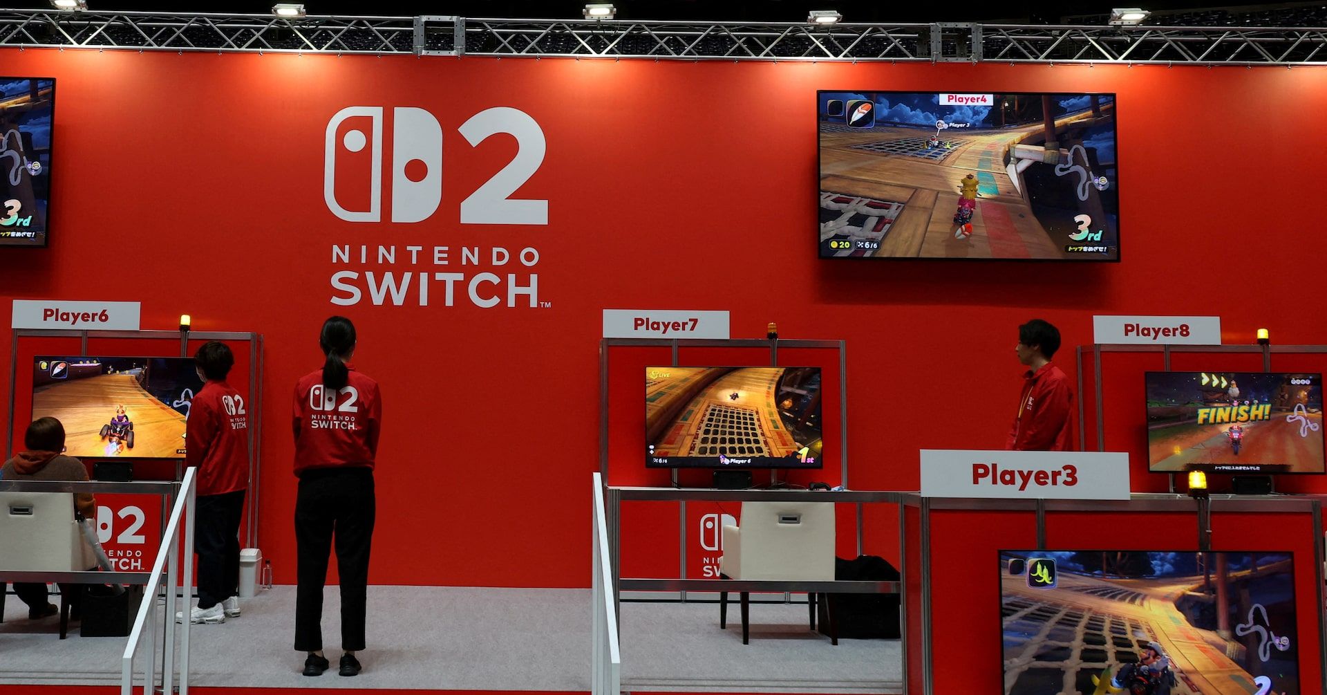 Nintendo enfrenta desafios no lançamento de seu novo console, após a popularidade do Switch durante a pandemia. Reprodução: Reuters