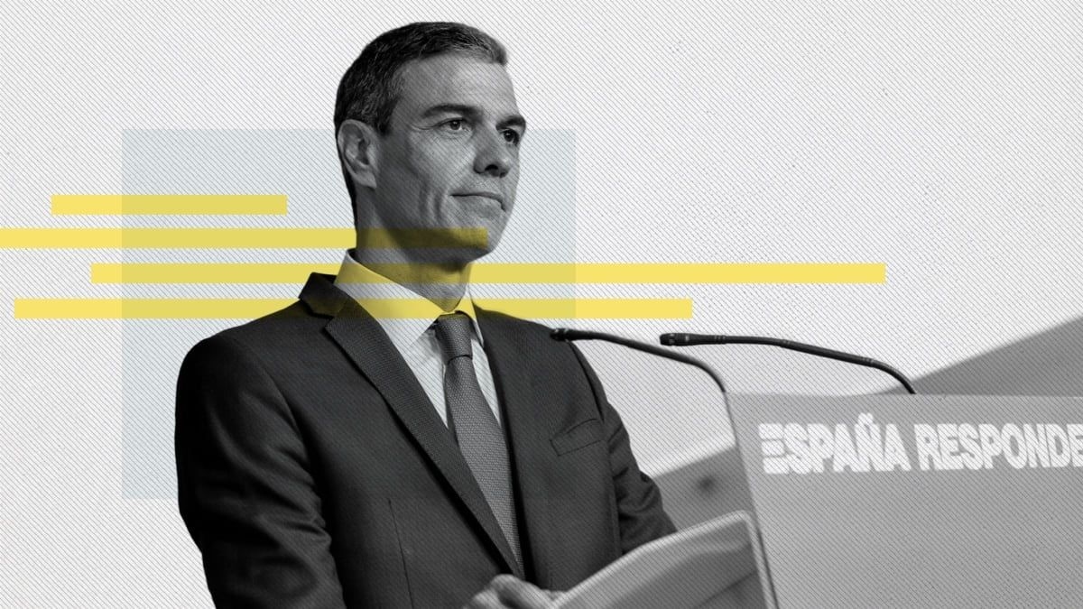 Pedro Sánchez se dirige a comitê do PSOE em meio a crise de corrupção e renúncias. Reprodução: El País