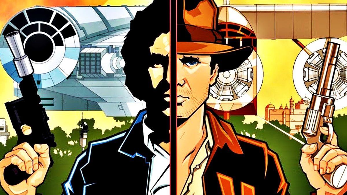 Crossover lendário une Han Solo e Indiana Jones