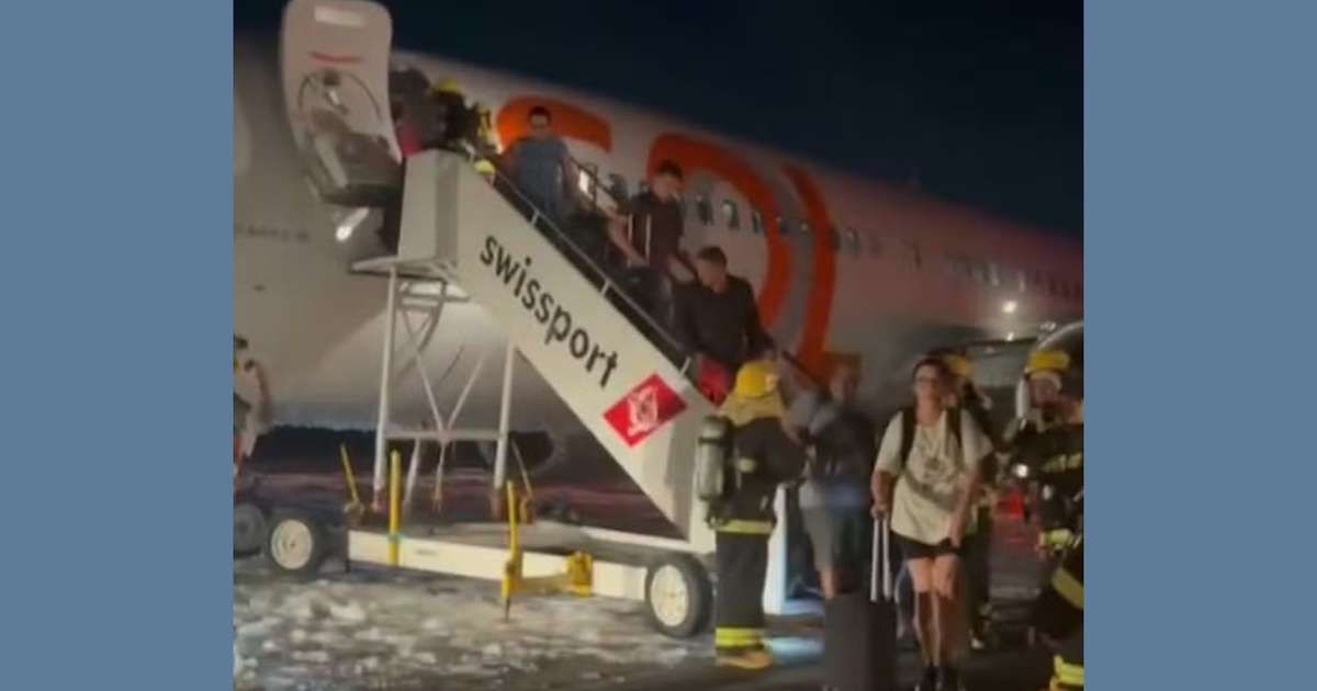 Piloto da Gol interrompe decolagem após colisão no Galeão