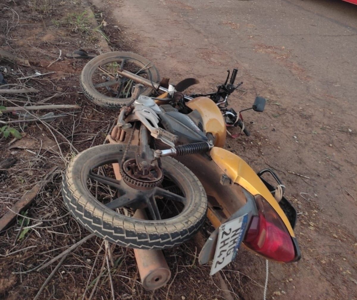 Motociclista Carlos Alberto morre em acidente ao colidir contra árvore em Rondonópolis.; Reprodução: Globo