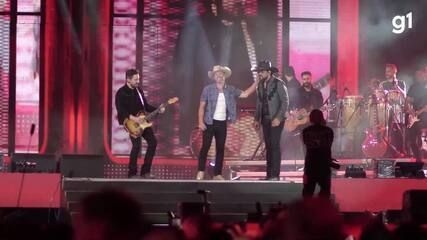 Fernando e Sorocaba se apresentam no 'Churrasco On Fire' em Campinas neste sábado. Reprodução: Antonio Trivelin/g1