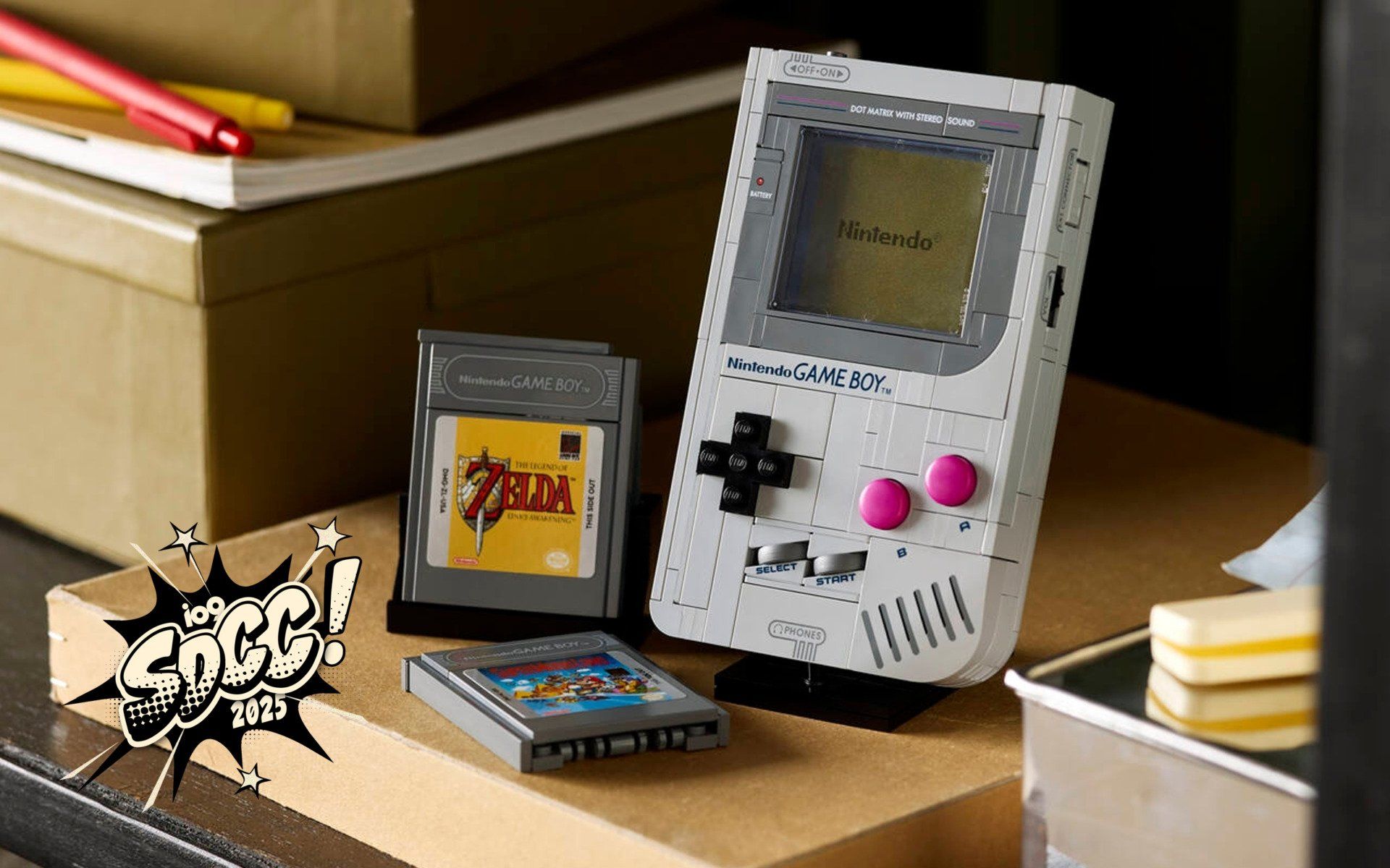 Lego apresenta nova colaboração com Nintendo no início da SDCC 2025. Reprodução: Gizmodo