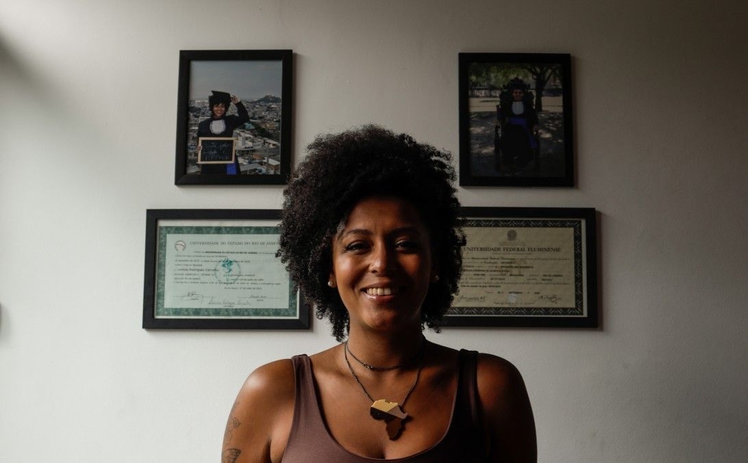 Larissa Rodrigues compartilha sua trajetória de superação e os desafios da mobilidade social no Brasil. Reprodução: Globo