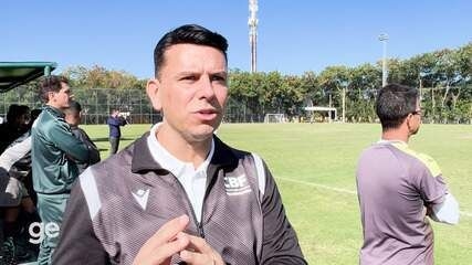 Árbitro realiza teste físico durante treinamento da CBF no Rio de Janeiro.; Reprodução: Globo