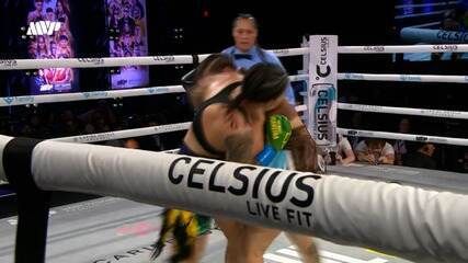 Bia Ferreira defende título peso-leve com vitória unânime sobre Maria Ferreyra em Orlando. Reprodução: Globo