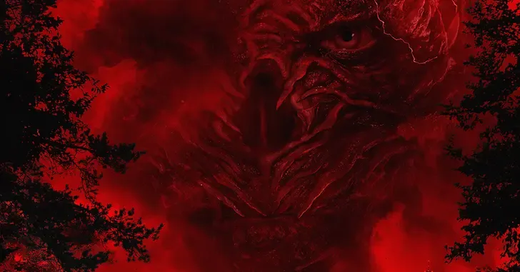 Pôster oficial da última temporada de Stranger Things, destacando Vecna e as crianças de bicicleta. Reprodução: Legião dos Heróis