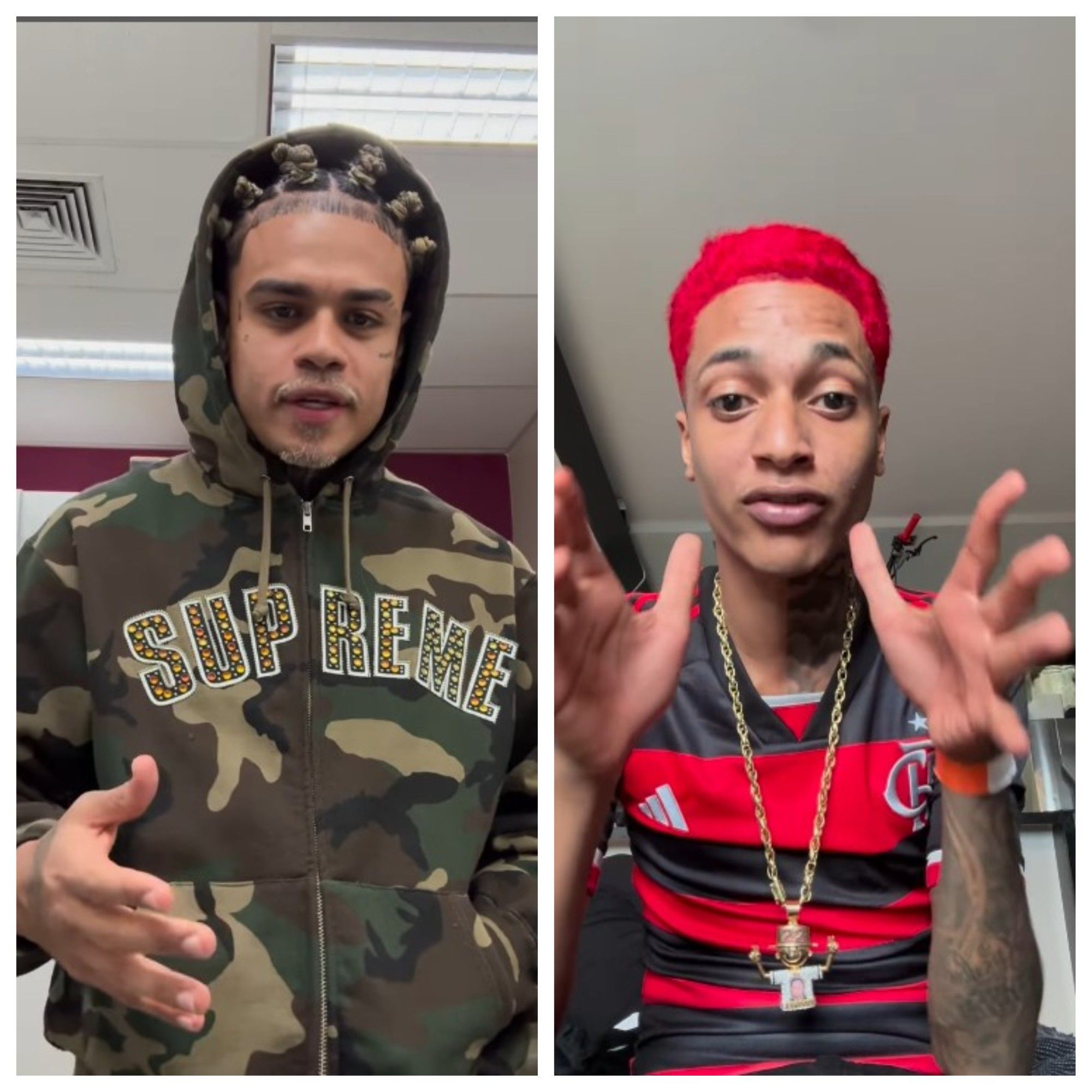 MC Poze do Rodo é acusado de apologia ao crime e narcocultura após sua prisão. Legenda da imagem. Reprodução: Globo