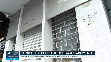 Clínica de estética nos Jardins fecha e deixa quase 50 clientes sem ressarcimento. Legenda da imagem. Reprodução: G1 São Paulo