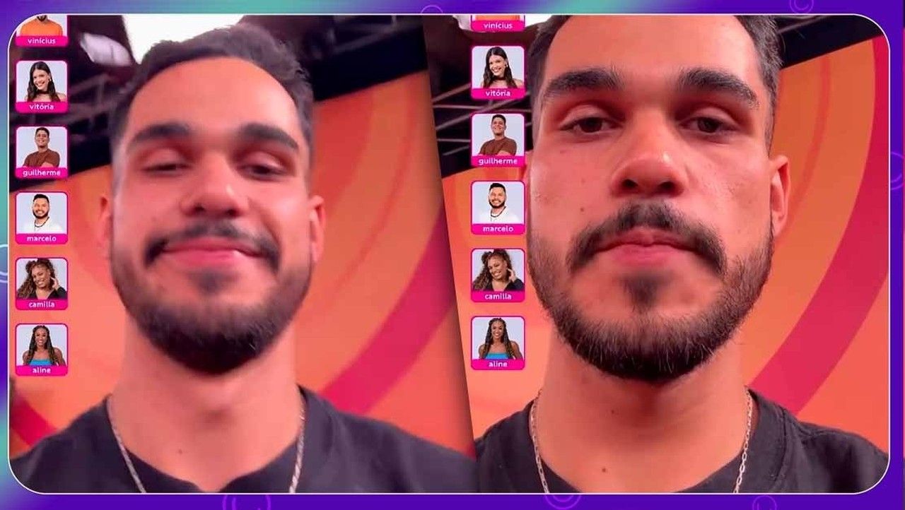 Eliminado no programa, goiano é visto ao lado de antigas aliadas. Reprodução: Globo