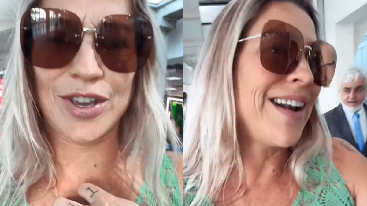 Luana Piovani Flerta em Aeroporto e Descobre Surpresa