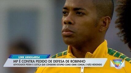 Robinho concluiu curso profissionalizante, mas teve pedido de redução de pena negado pela Justiça. Reprodução: g1