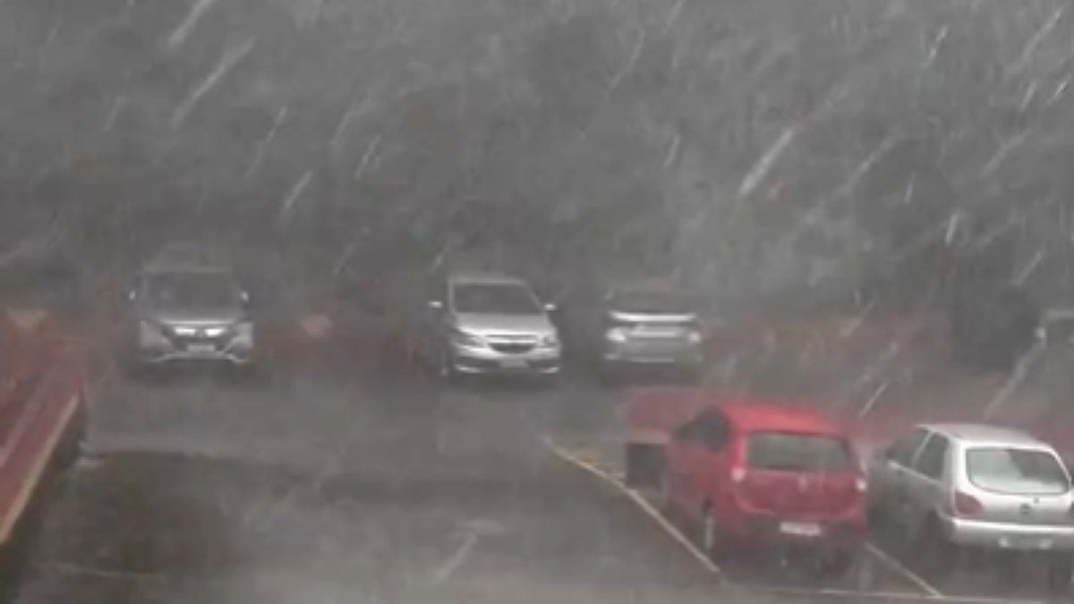 Chuvas intensas atingem a Zona Leste de São Paulo nesta sexta-feira. Reprodução: IG.