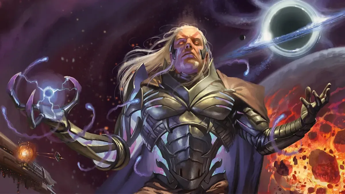 Magic: The Gathering apresenta a nova coleção Edge of Eternities com temática de space opera.; Reprodução: GosuGamers