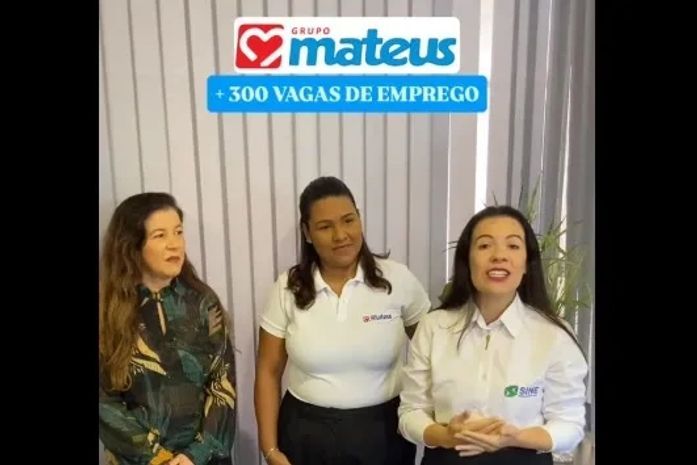 SINE de Arapiraca abre mais de 300 vagas para o Mix Mateus. Reprodução: Assessoria