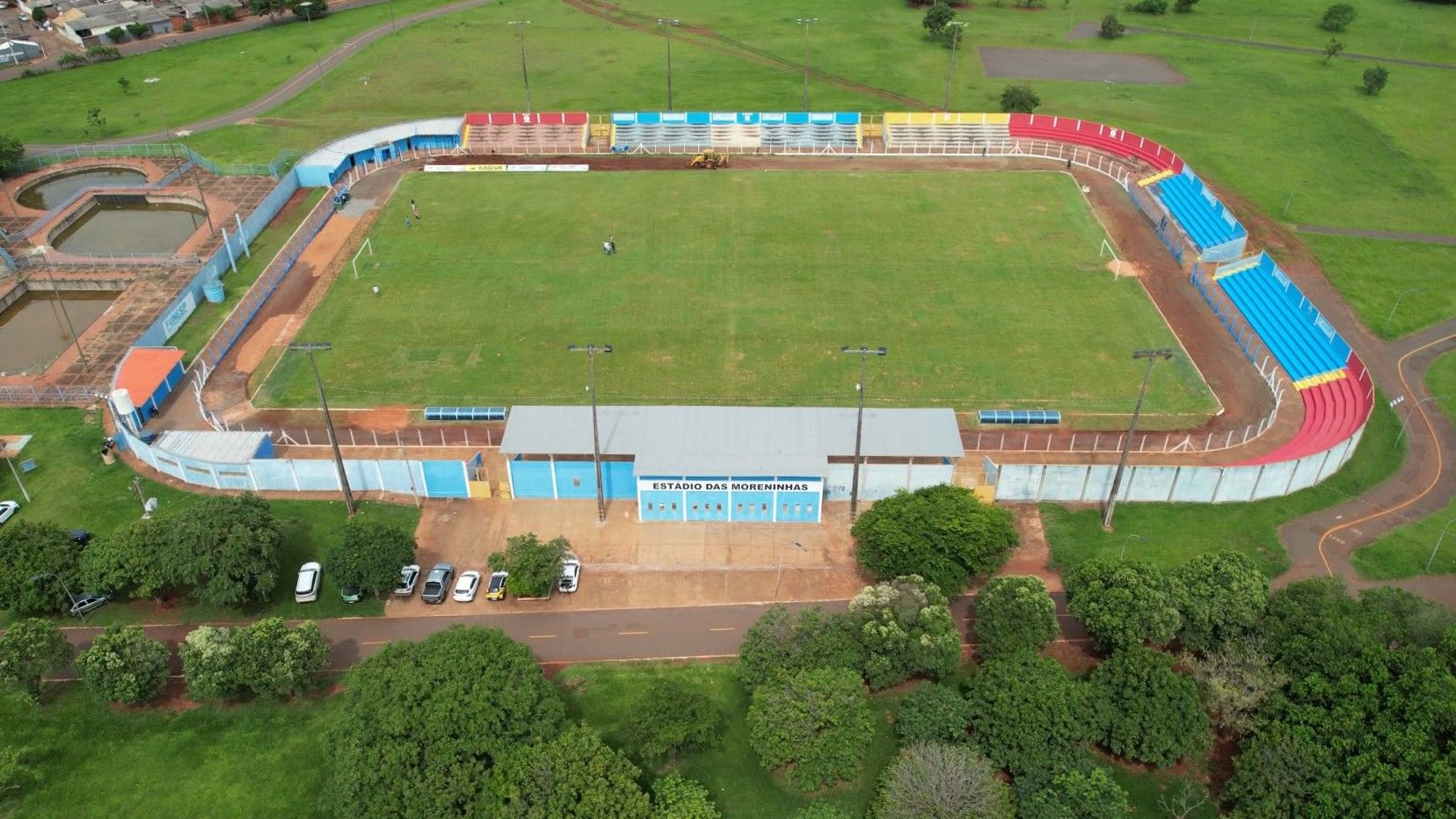 Estádio das Moreninhas, palco da Copa do Brasil, passa por alterações nas exigências da CBF para a 1ª fase.. Reprodução: Ge