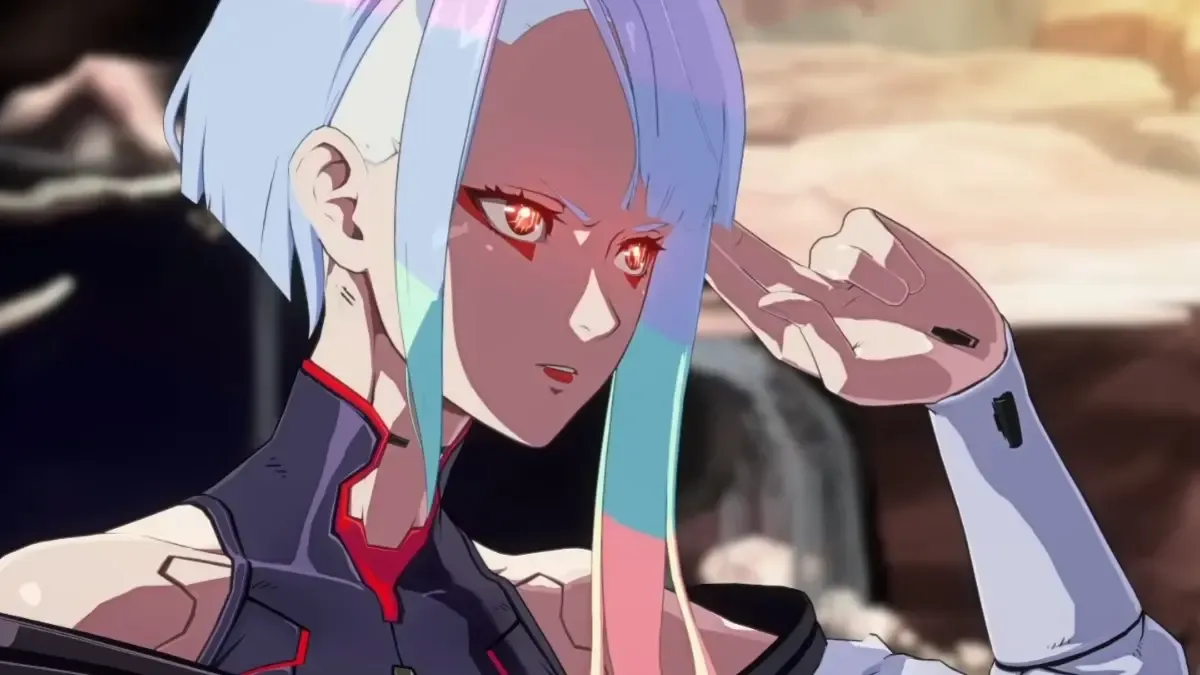 Lucy de Cyberpunk Edgerunners é adicionada ao jogo Guilty Gear Strive. Reprodução: GosuGamers