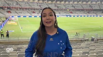 Kaio Jorge comemora um dos gols na vitória do Cruzeiro sobre o Palmeiras. Reprodução: Globo