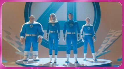 Elenco de 'Quarteto Fantástico: Primeiros Passos' se destaca em pré-estreia. Reprodução: Globo